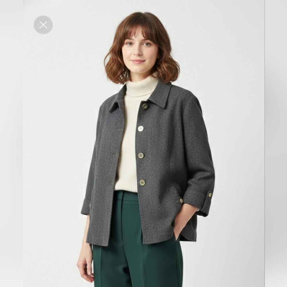 Attyre Jacket Blazer Gray Checked L